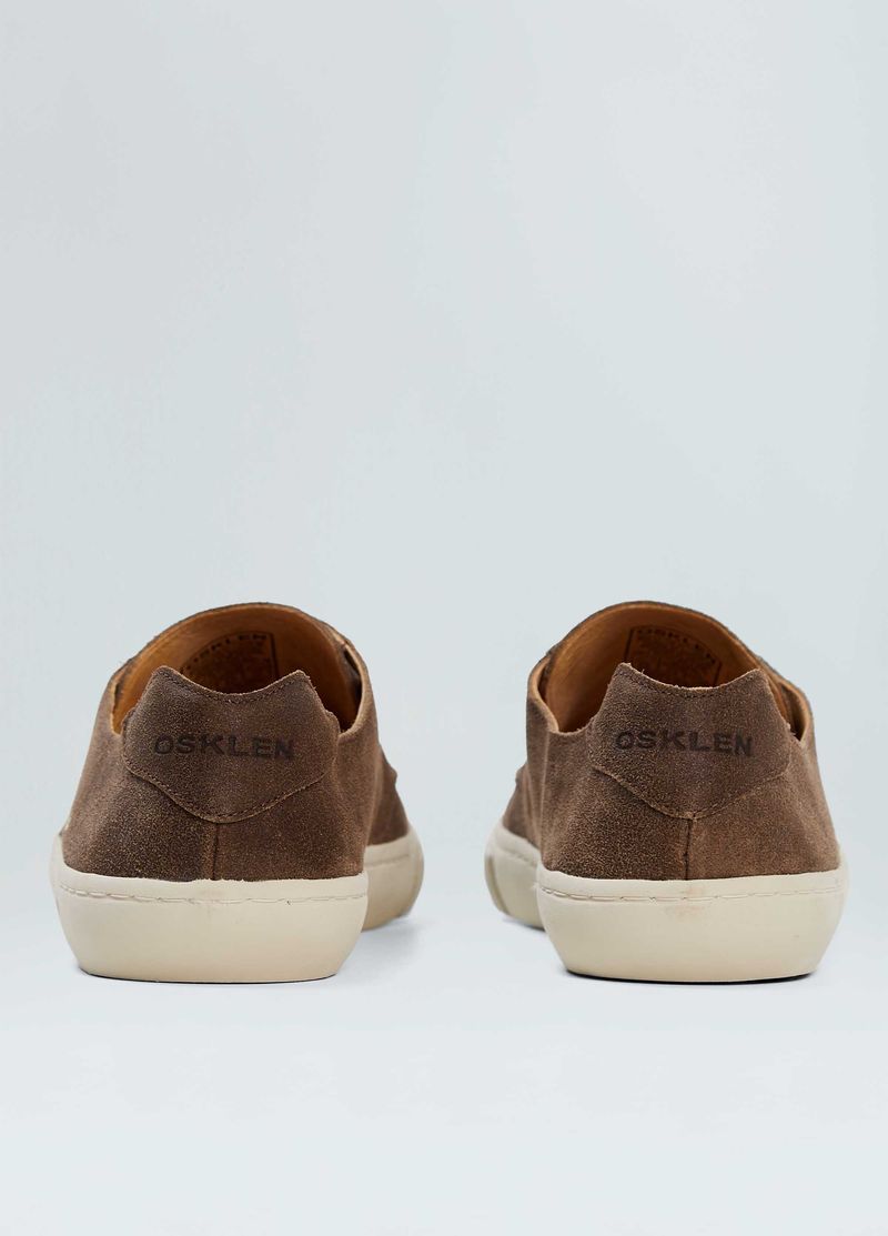TENIS DECK CANVAS COURO GASTO MASC