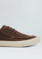 TENIS DECK CANVAS COURO GASTO MASC