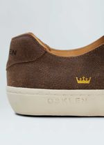 TENIS DECK CANVAS COURO GASTO MASC