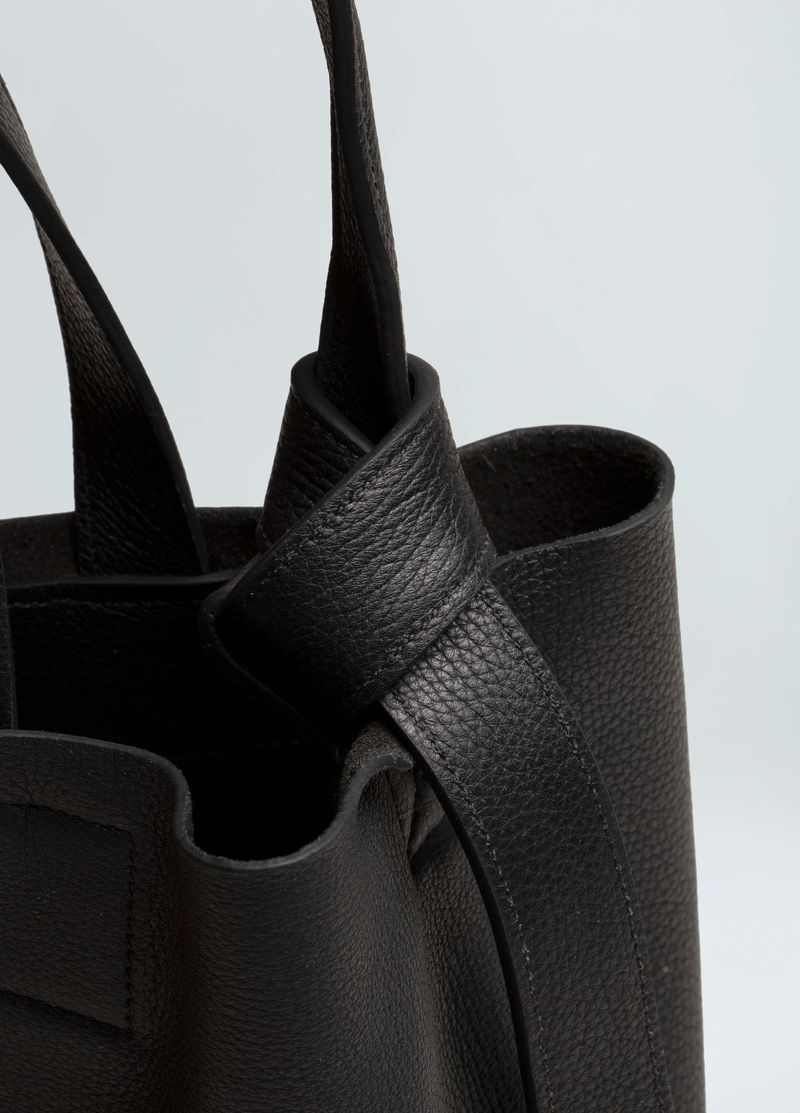 bolsa couro top