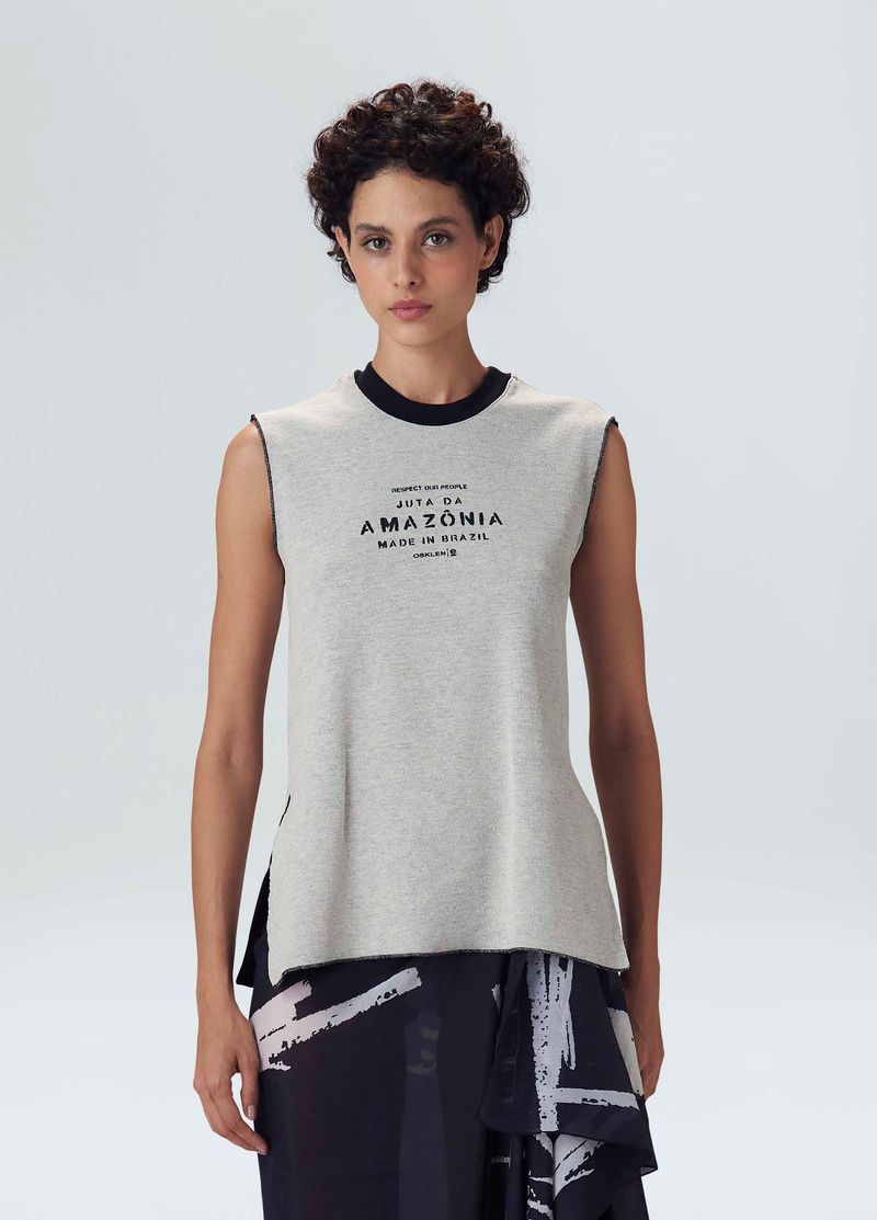 sleeveless fem double juta