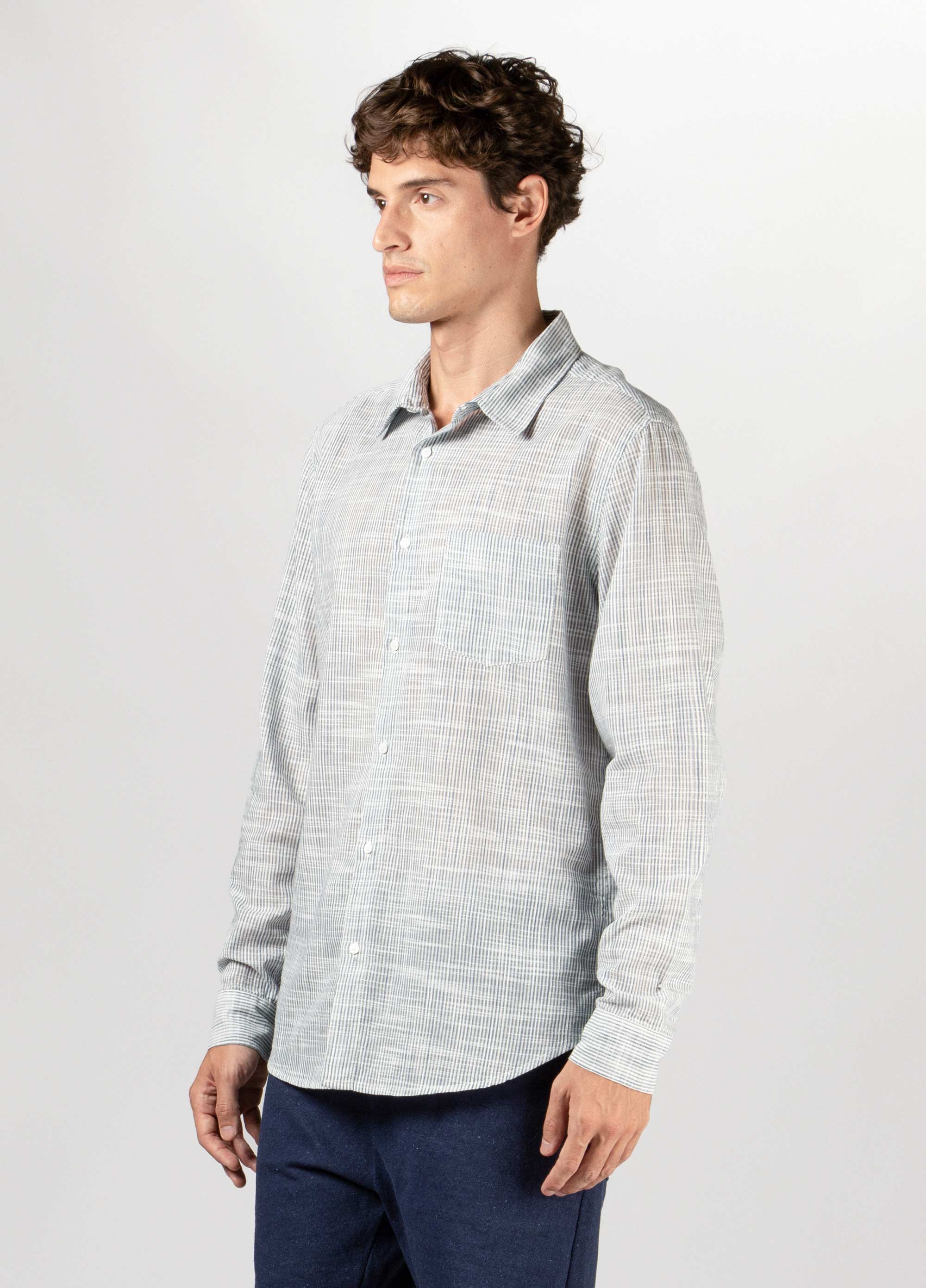 Camisa striped rough