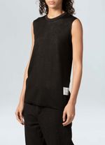 SLEEVELESS DOUBLE BLACK WHITE