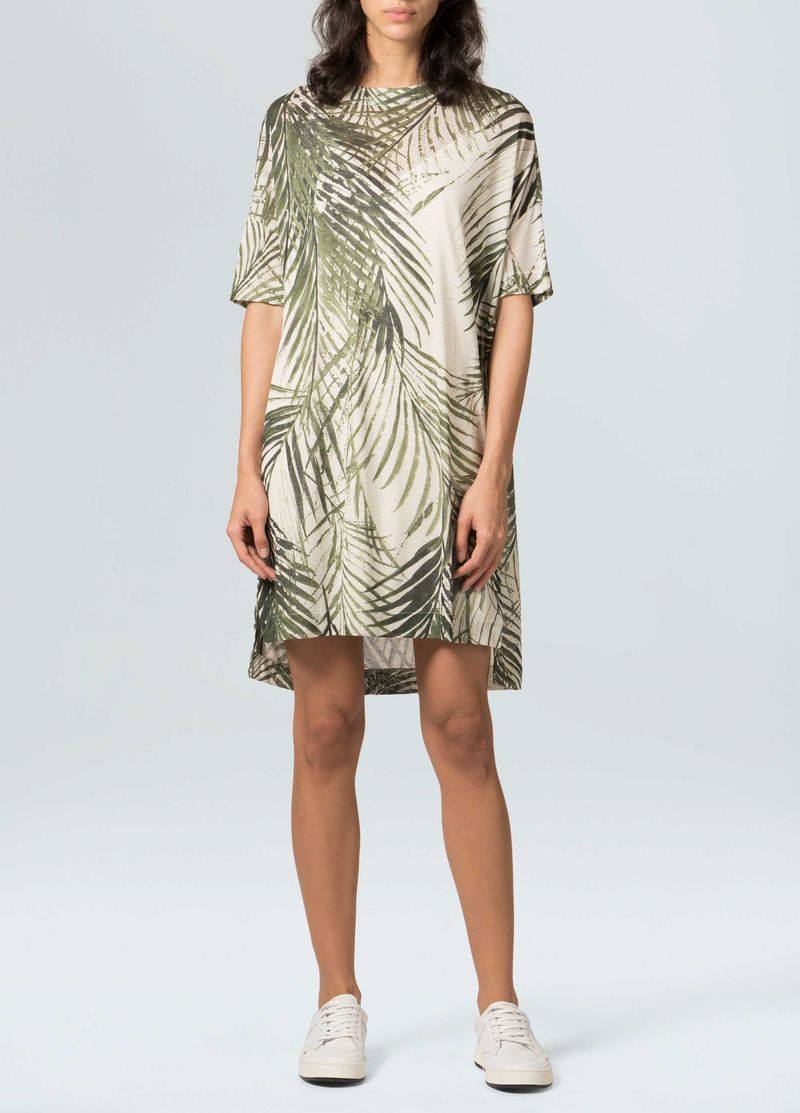 VESTIDO MC PALM LEAF LIGHT ECO