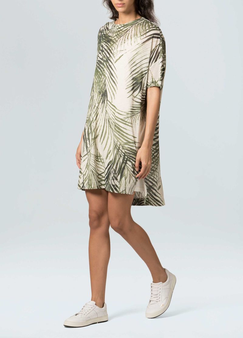 VESTIDO MC PALM LEAF LIGHT ECO