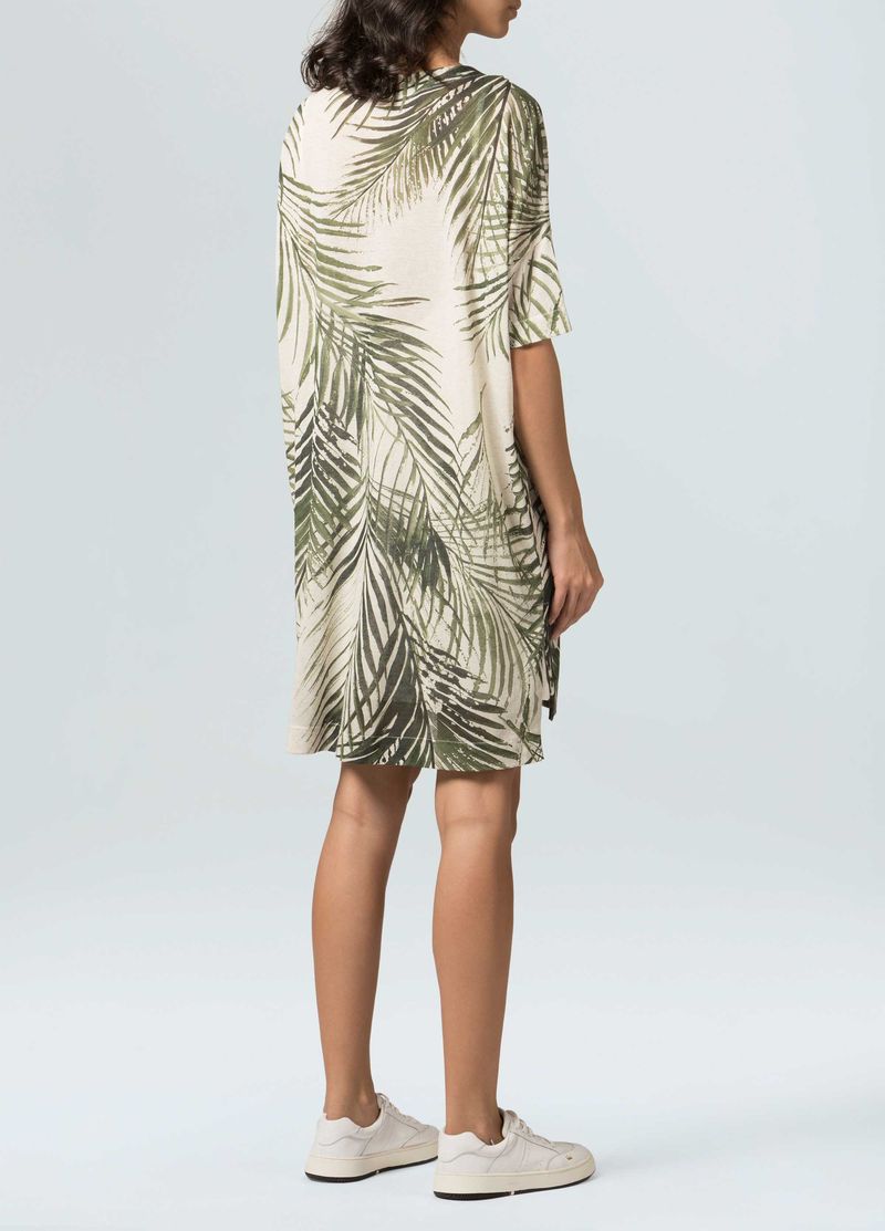 VESTIDO MC PALM LEAF LIGHT ECO