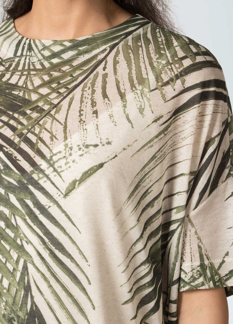 VESTIDO MC PALM LEAF LIGHT ECO