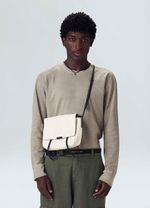pirarucu flap shoulder bag