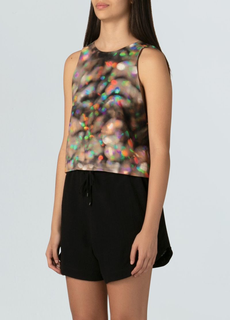 BLUSA VISCO LINEN LANTEJO
