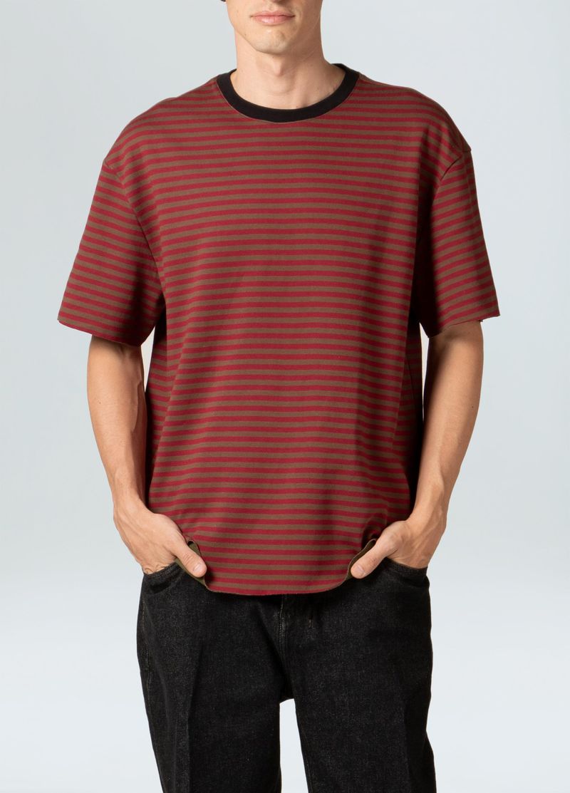 T SHIRT DOUBLE STRIPES EAI