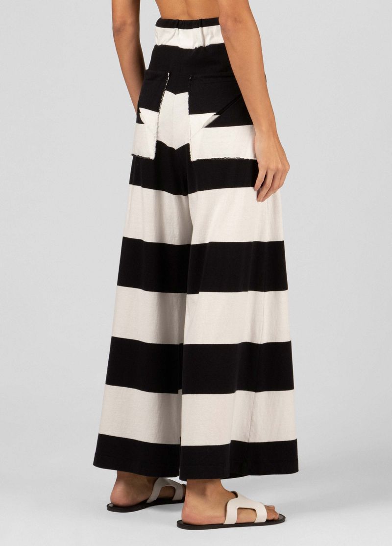 CALCA FEM LOOSE MIX STRIPES
