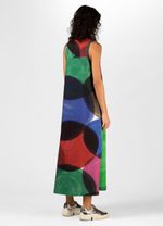 VESTIDO SLEEVELESS MACRO DOTS