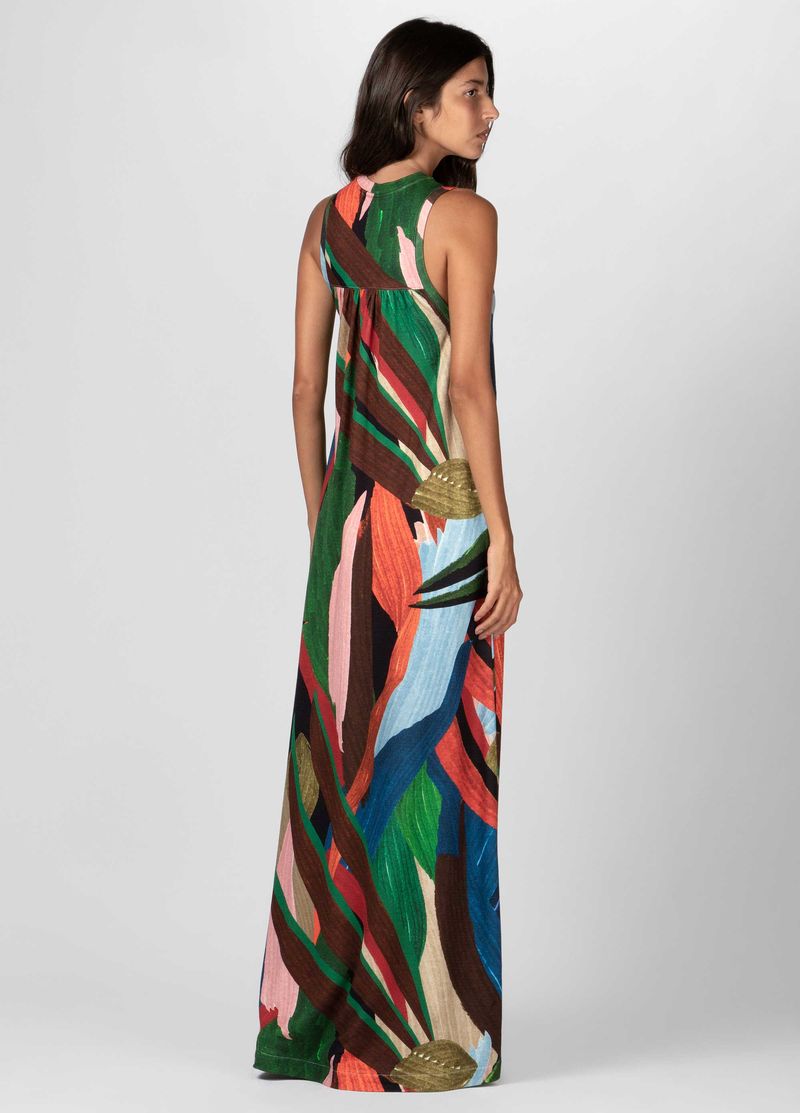 VESTIDO LONGO REGATA TROPICOR
