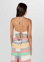 TOP CROPPED STRIPES COLOR