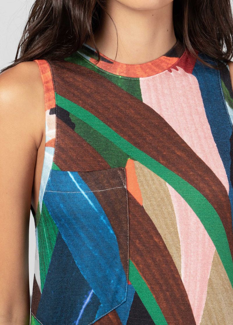 VESTIDO LONGO REGATA TROPICOR