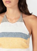TOP CROPPED STRIPES COLOR