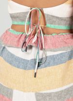 TOP CROPPED STRIPES COLOR
