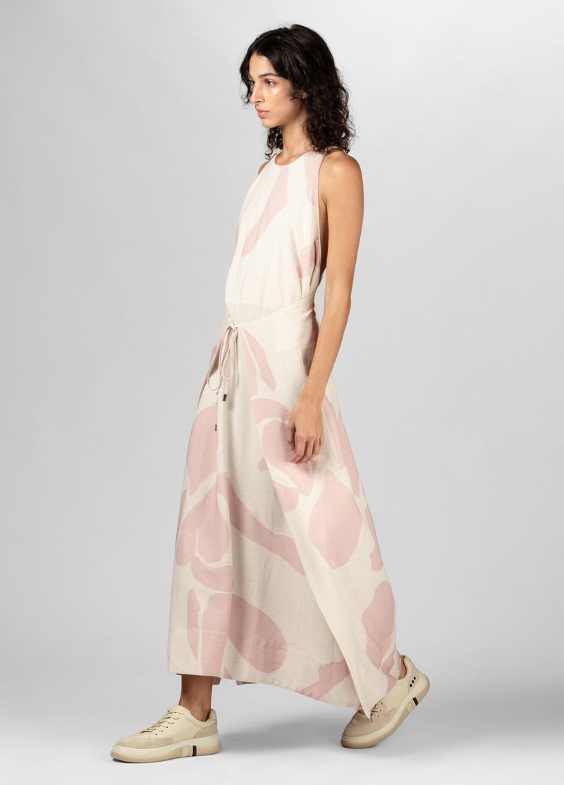 VESTIDO GESTOS ROSE LONGUI