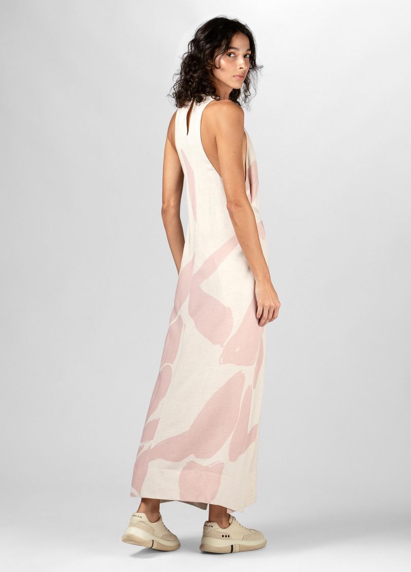 VESTIDO GESTOS ROSE LONGUI