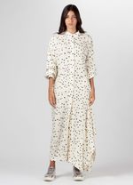VESTIDO CHEMISE NOTAS MIDI
