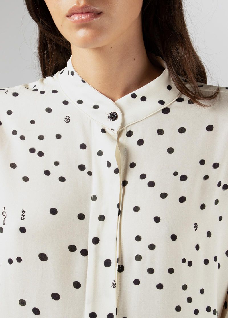 VESTIDO CHEMISE NOTAS MIDI