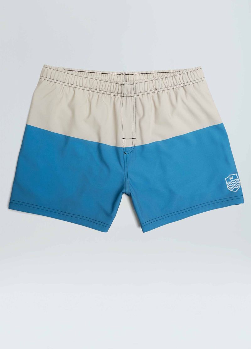 BEACH SHORT BICOLOR BRASAO