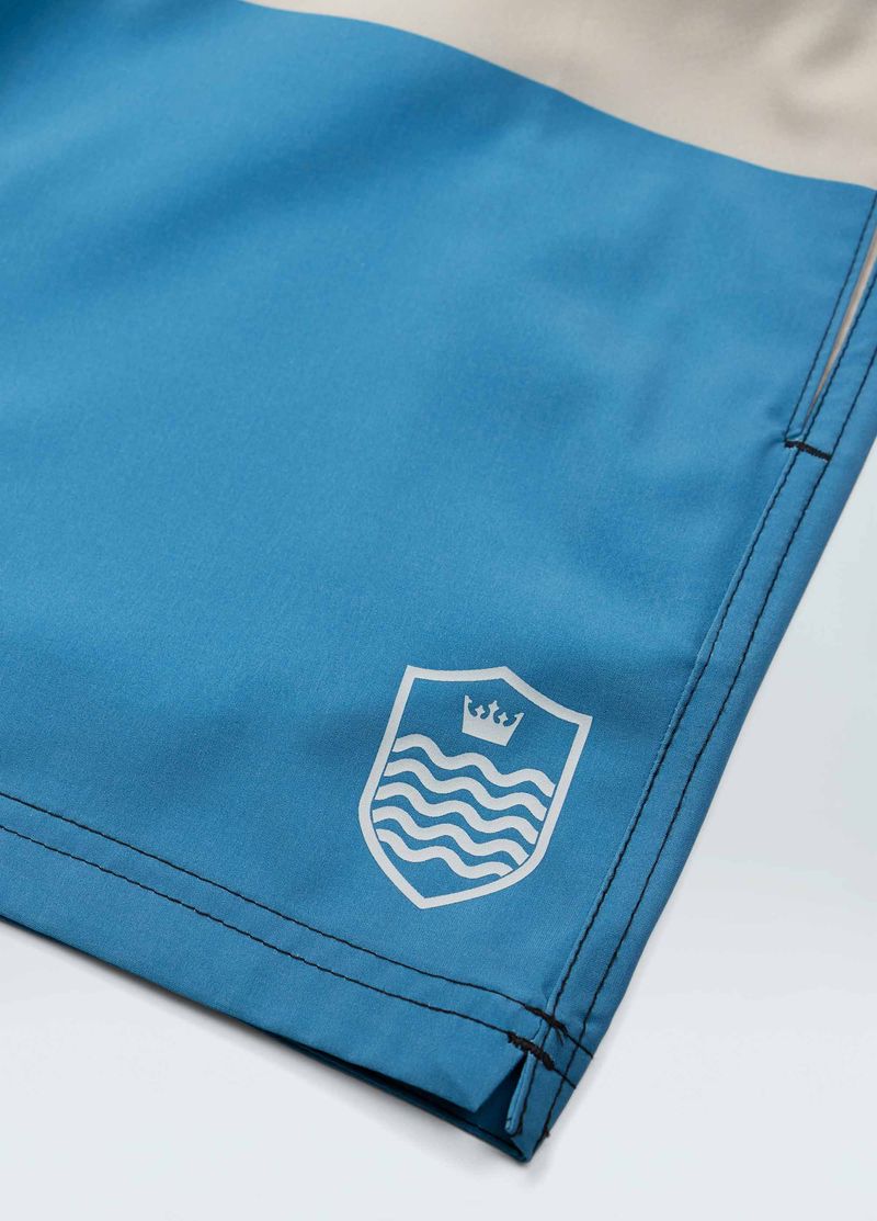BEACH SHORT BICOLOR BRASAO