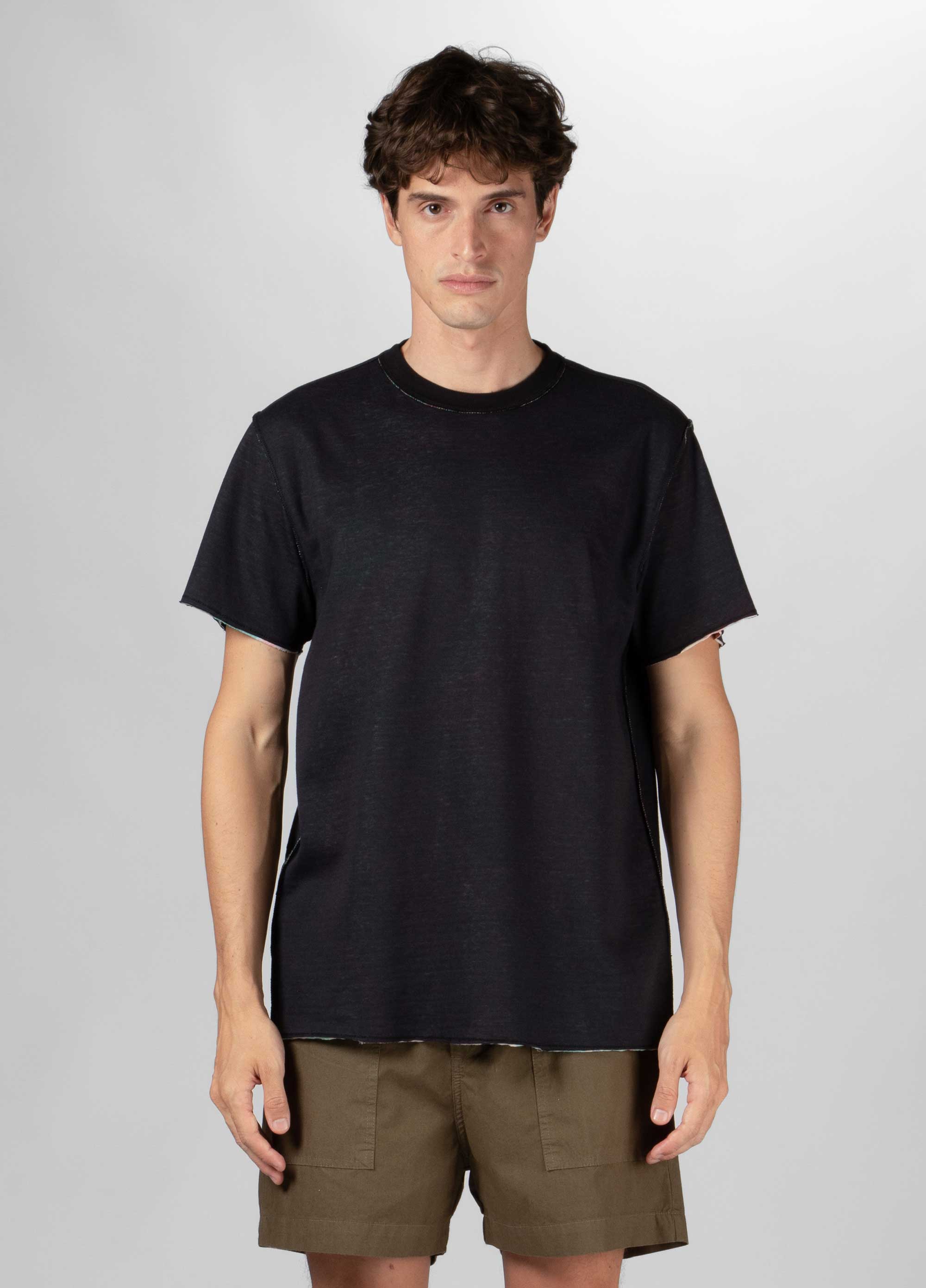 T-shirt double palor