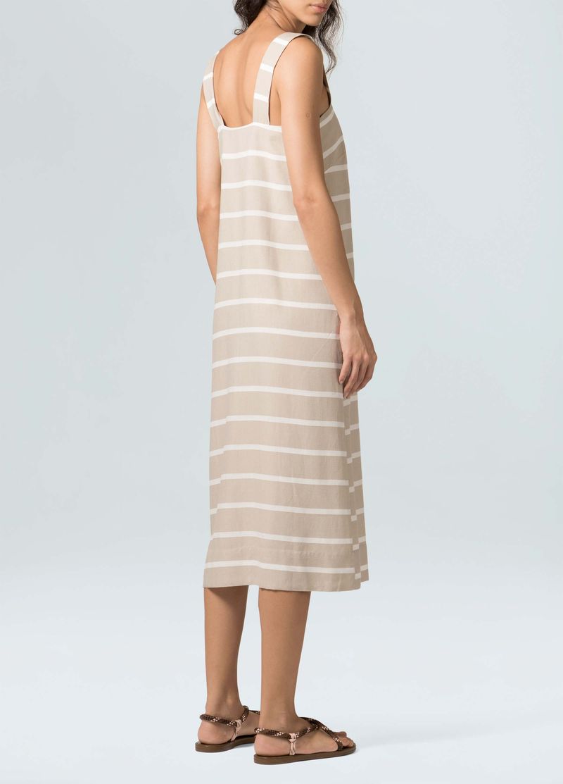 VESTIDO LISTRAS PATTE DIAGONAL