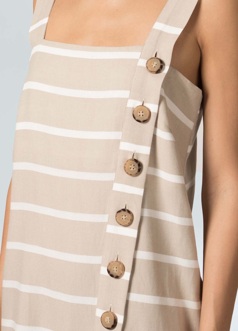 VESTIDO LISTRAS PATTE DIAGONAL