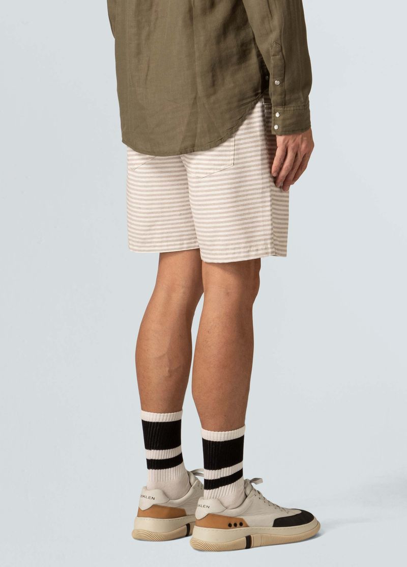 BERMUDA POCKETS E FABRICS STRIPES