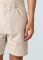 BERMUDA POCKETS E FABRICS STRIPES