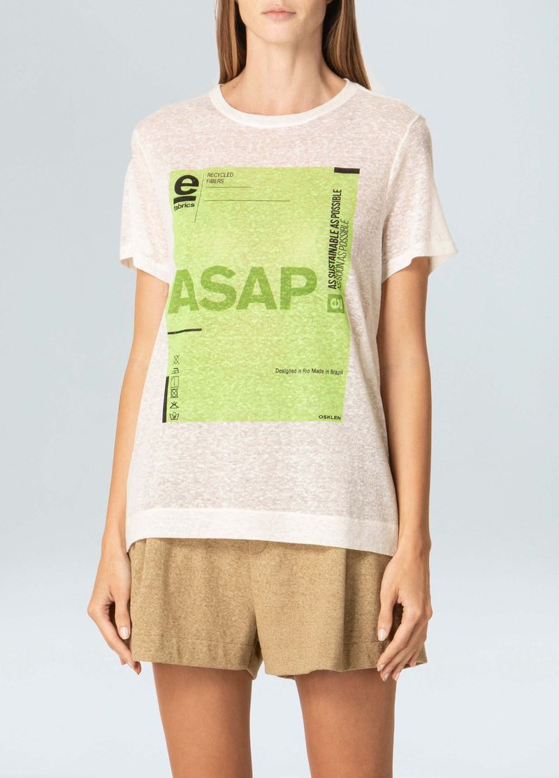 T SHIRT SUSTAINABLE NEON
