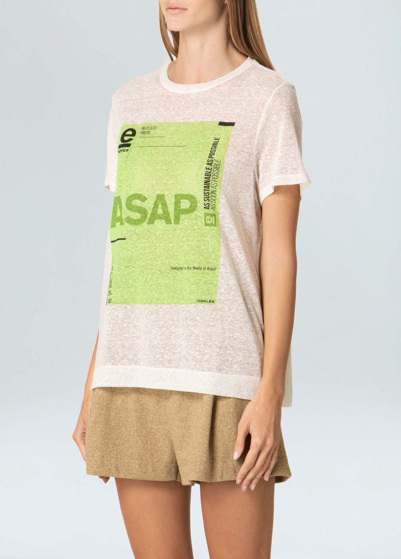 T SHIRT SUSTAINABLE NEON