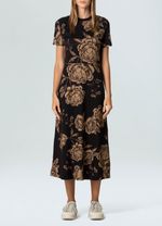 VESTIDO MIDI ROSA KHAKI