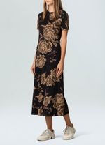 VESTIDO MIDI ROSA KHAKI