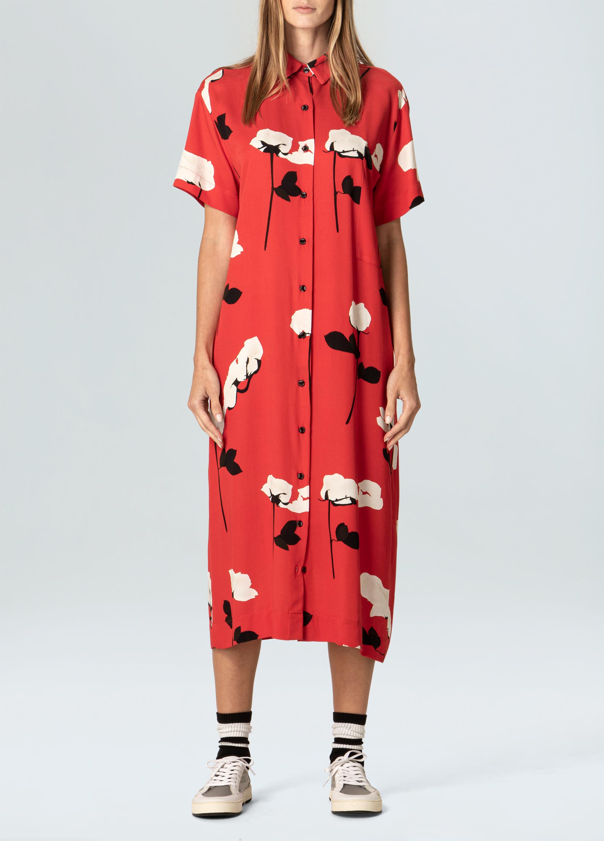 Chemise rose glitch off