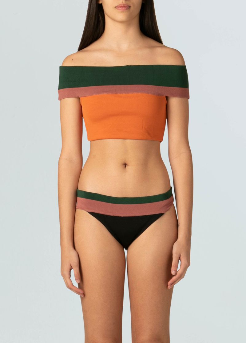 calcinha faixa tricot praia