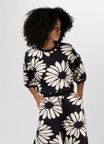 BLUSA MC MACRO DAISY BLACK