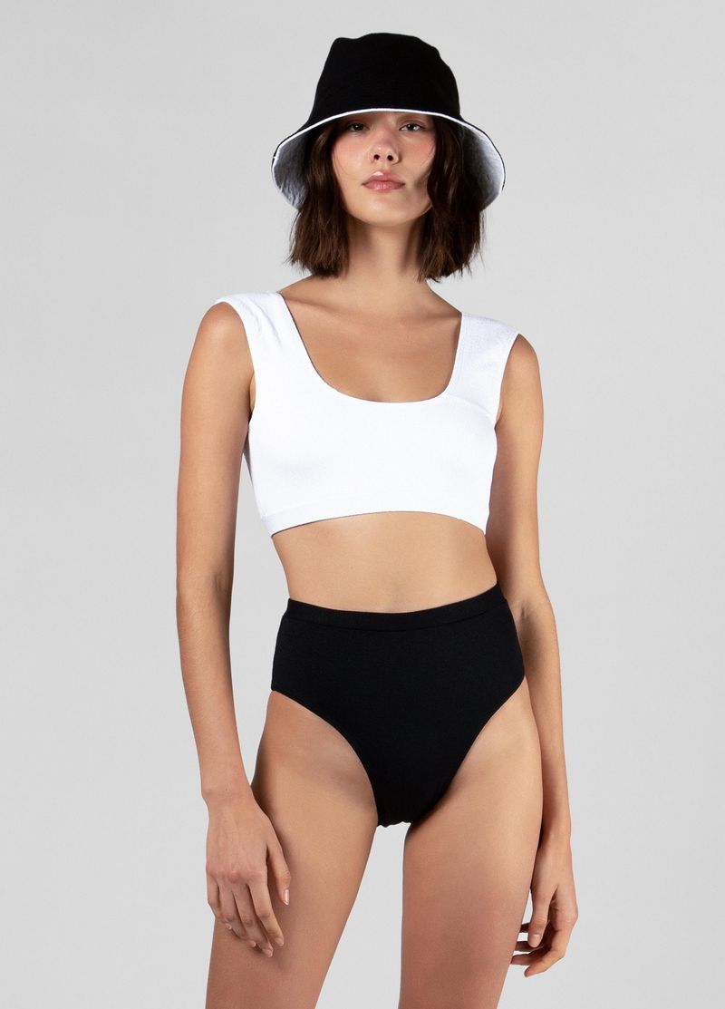 Biquini Top Cropped Crisp