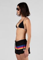 Short Surf Fem Rainbow Stripes