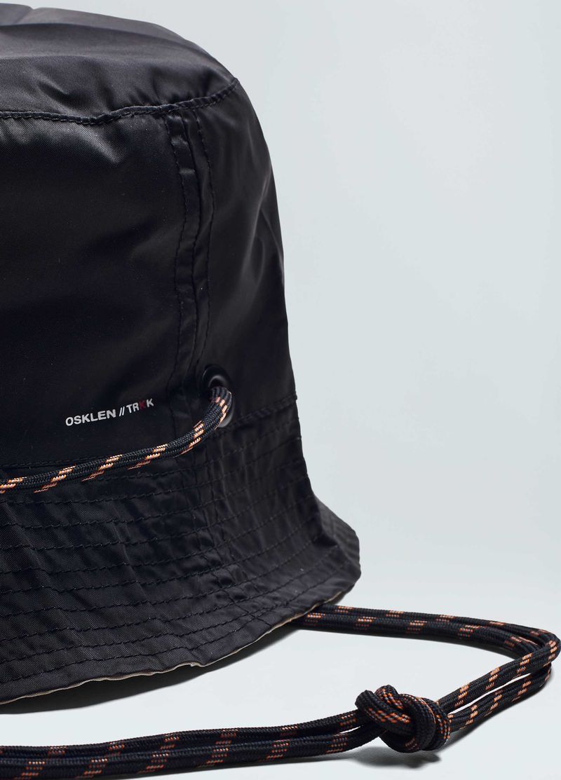 CHAPEU TREKKING DOUBLE FACE PRETO CAQUI