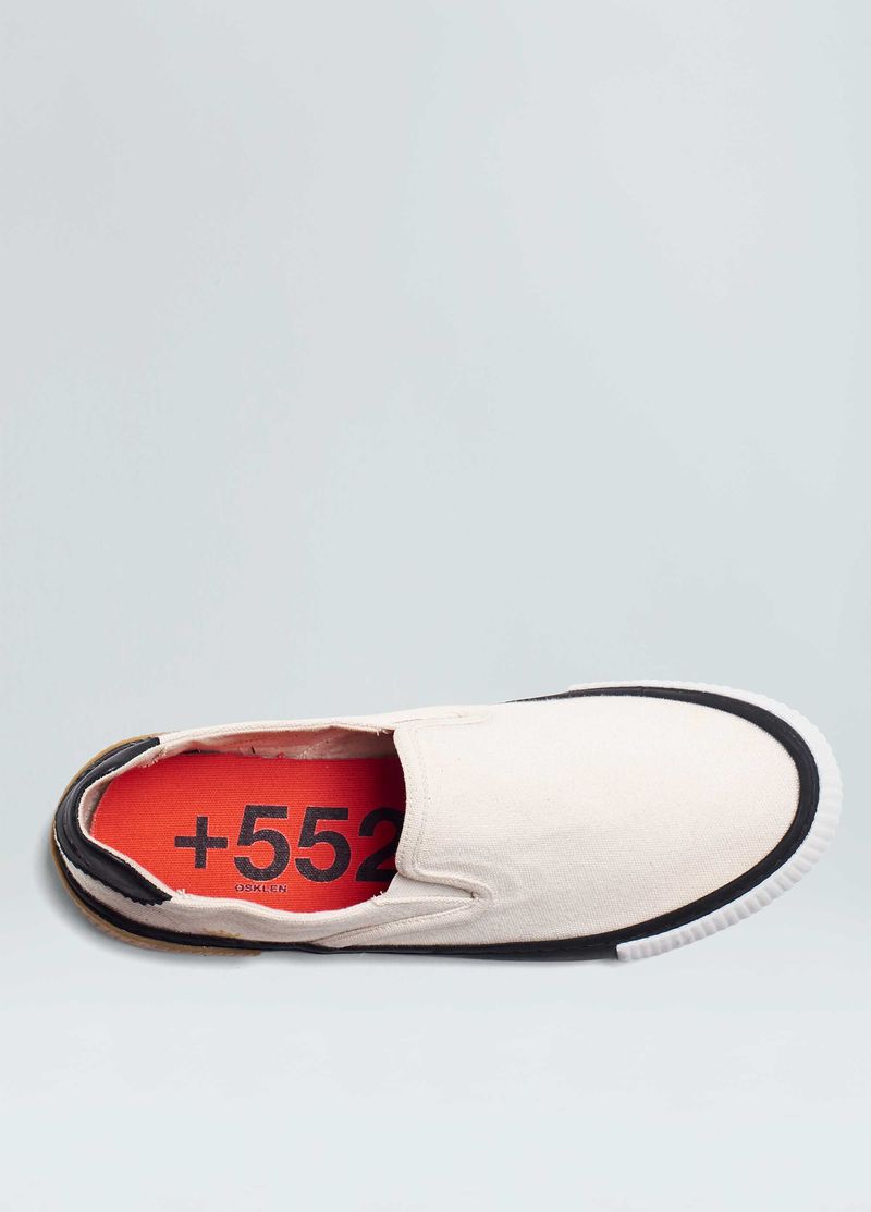 TENIS CANVAS SLIP ON TRIPLE SOLE MASC