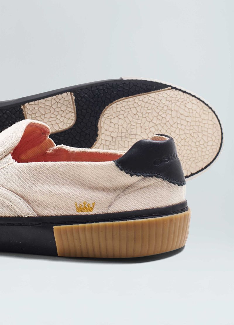 TENIS CANVAS SLIP ON TRIPLE SOLE MASC
