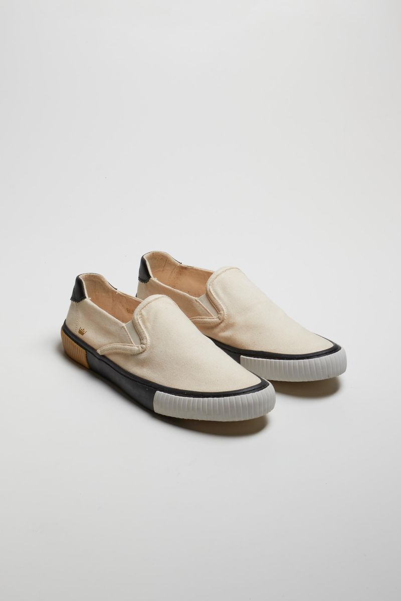 TENIS CANVAS SLIP ON TRIPLE SOLE MASC