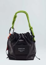 BOLSA COURO SOFT BUCKET COULISSE