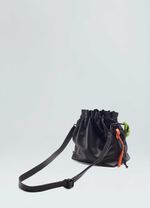 BOLSA COURO SOFT BUCKET COULISSE