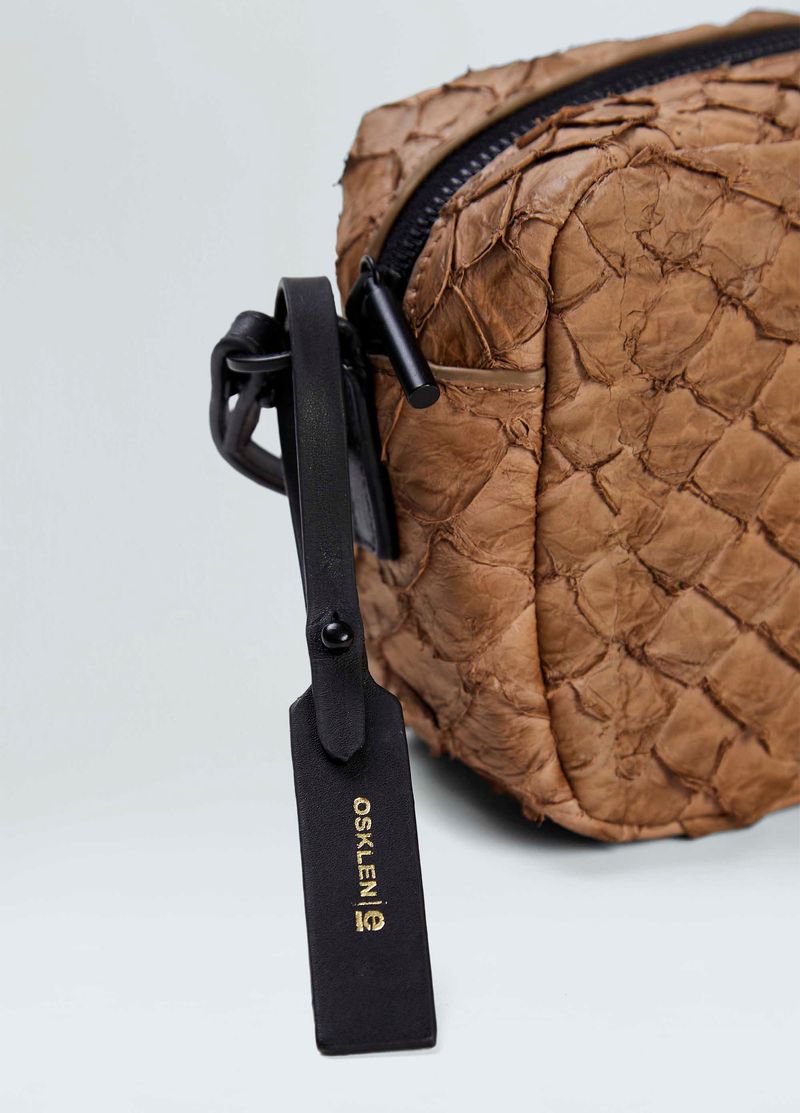 PIRARUCU AND SALMON SMALL CROSSBODY