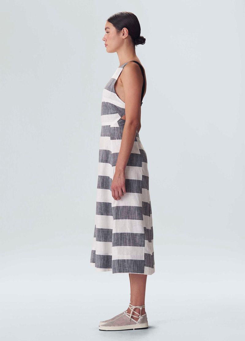 vestido fio tinto pb midi