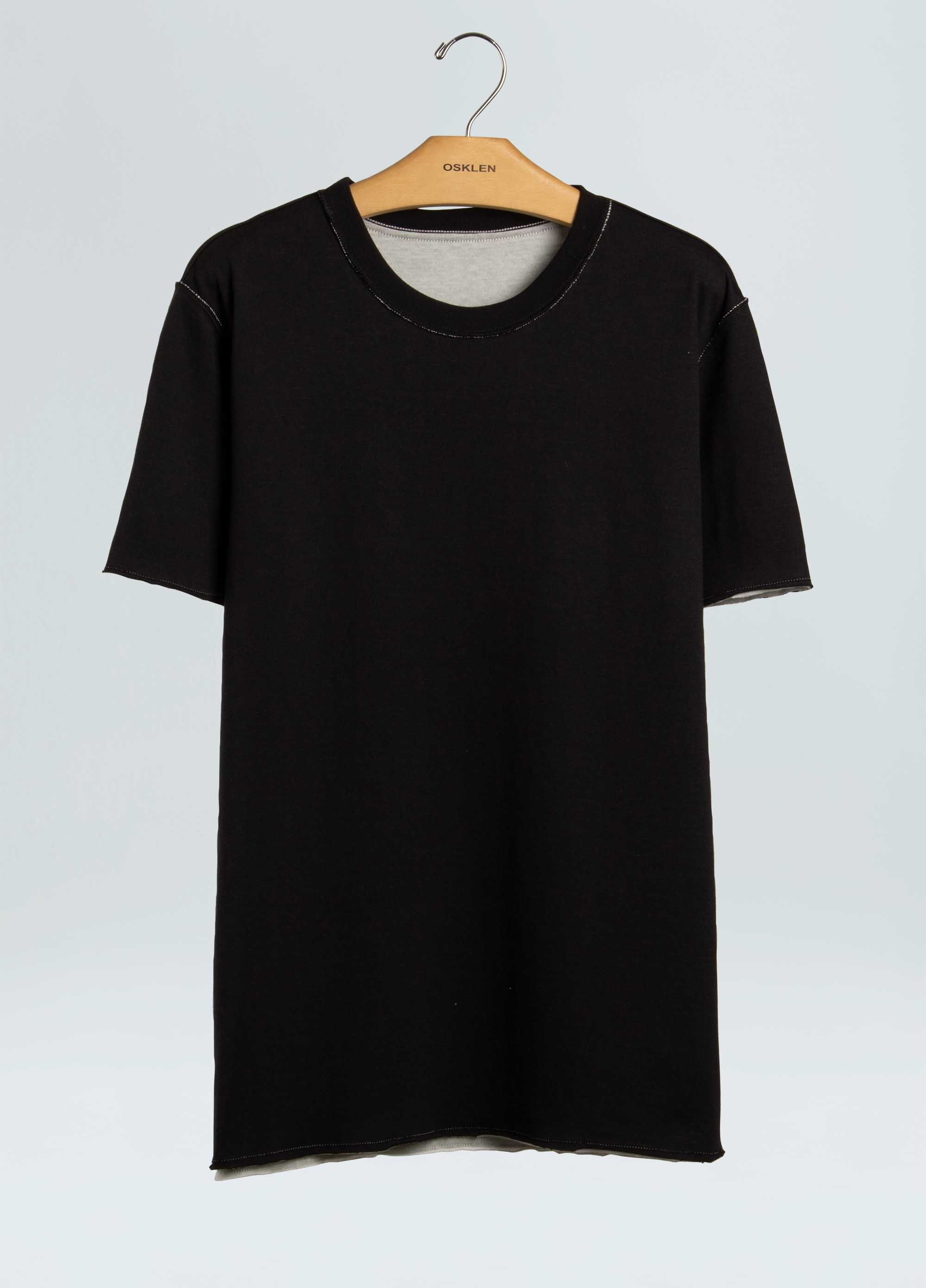 T-shirt double flor desfoque